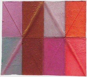 Erhard Joseph Ölfarbe und Pigmente auf gebrochener Hartfaserplatte 30 x 20, 2011 - 13